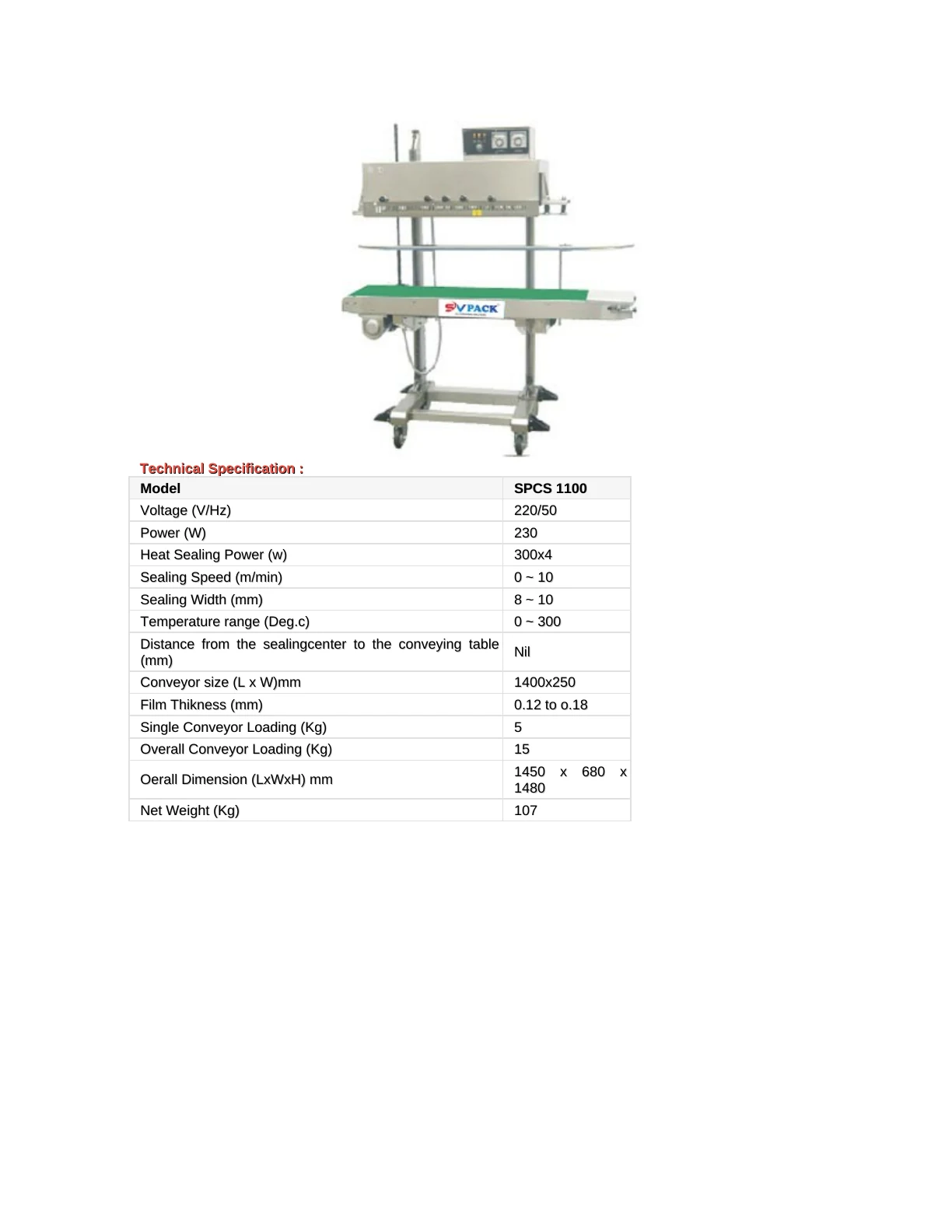 SVPACK catalogue, page 24. Full page text is available below the viewer.