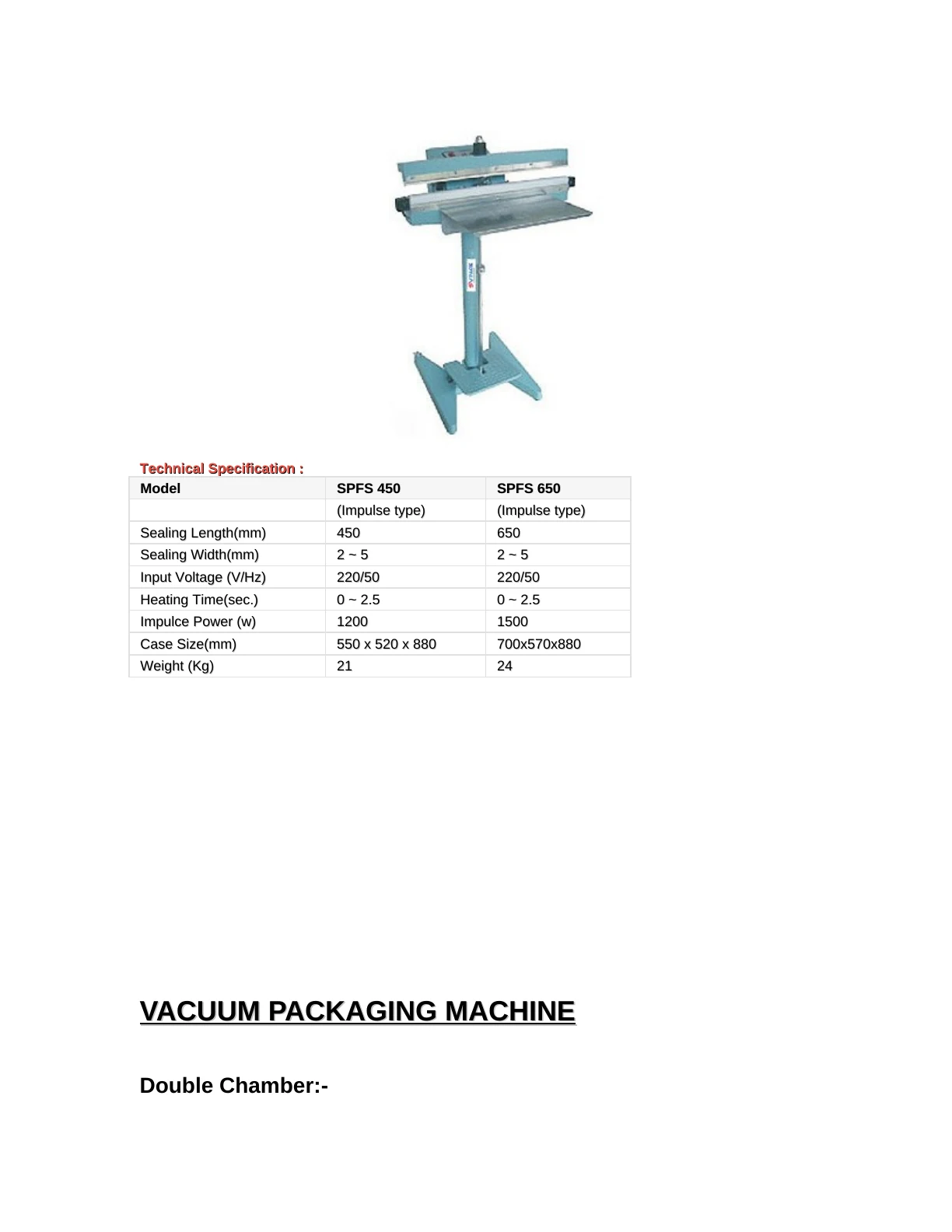 SVPACK catalogue, page 26. Full page text is available below the viewer.